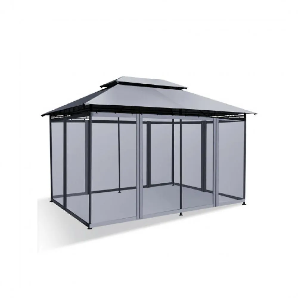 10 Feet x 13 Feet Tent Canopy Shelter with Removable Netting Sidewall-Tan