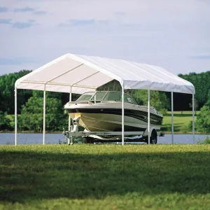 12 x 20 ft. White Canopy Replacement Cover, Fits 2" Frame