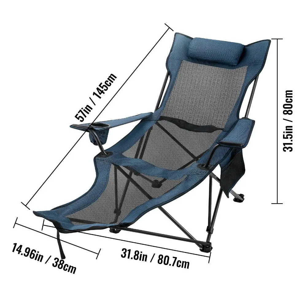 2-in-1 Folding Camping Chair