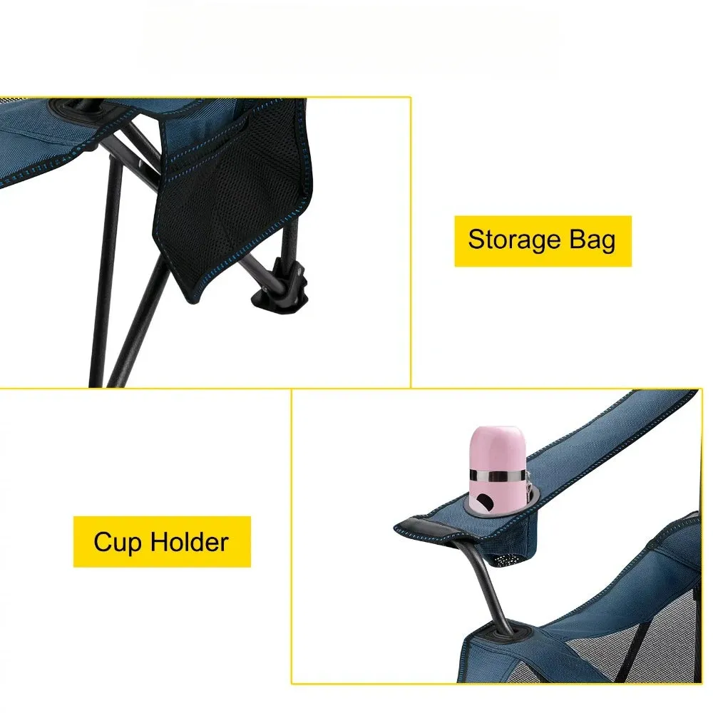 2-in-1 Folding Camping Chair