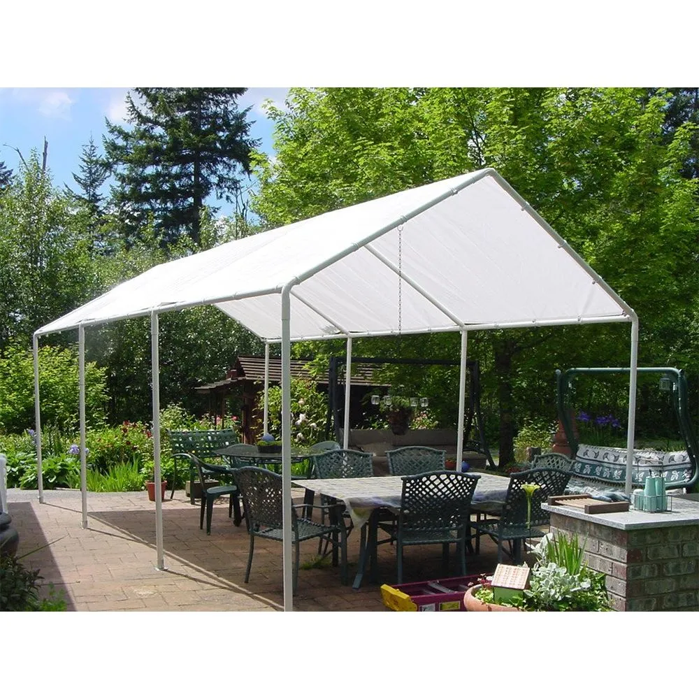 6 x 10ft White Waterproof Poly Tarp 12mil