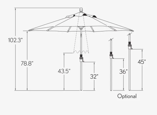 9' Market Umbrella