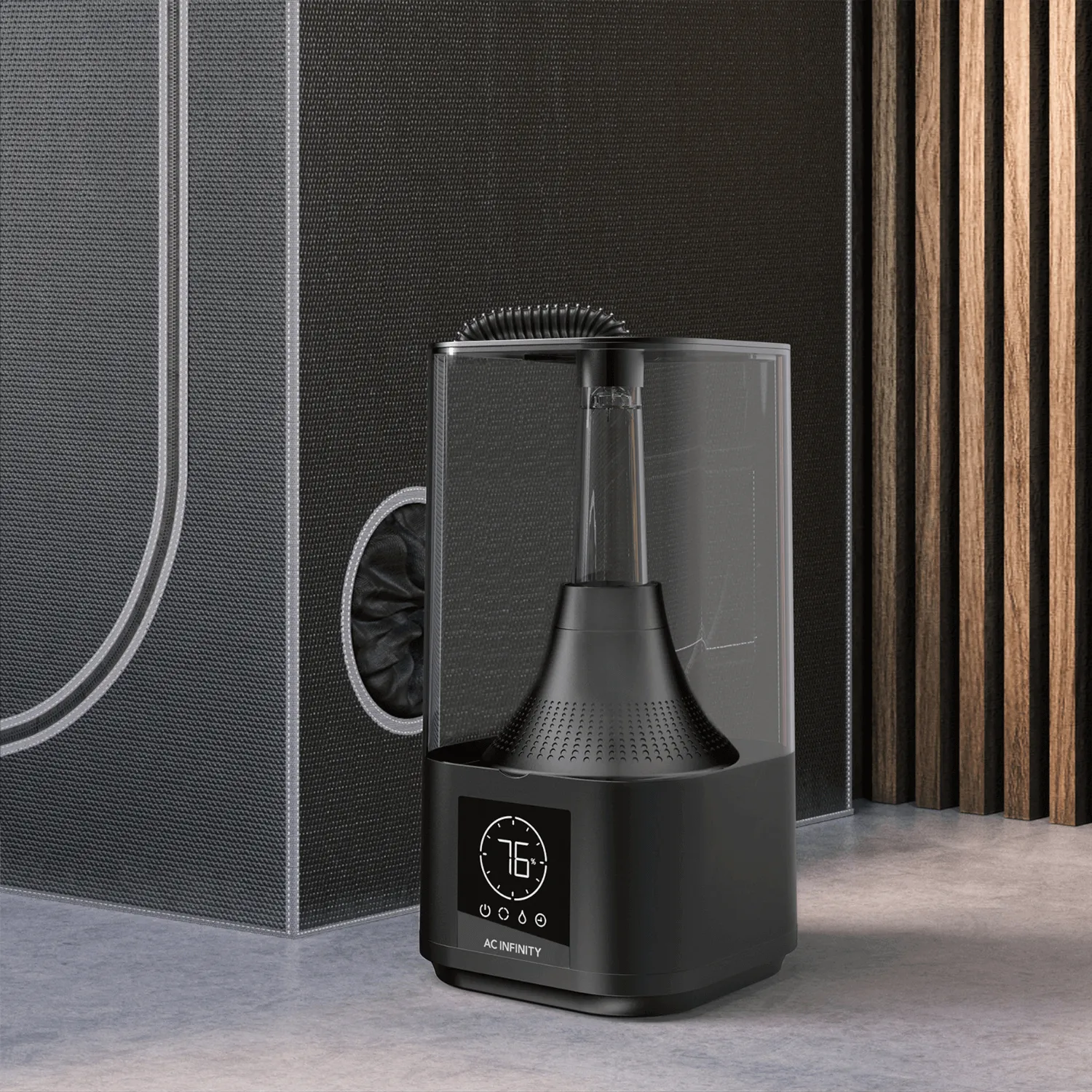 AC Infinity CLOUDFORGE T3, Environmental Plant Humidifier, 4.5L, Smart Controls, Targeted Vaporizing