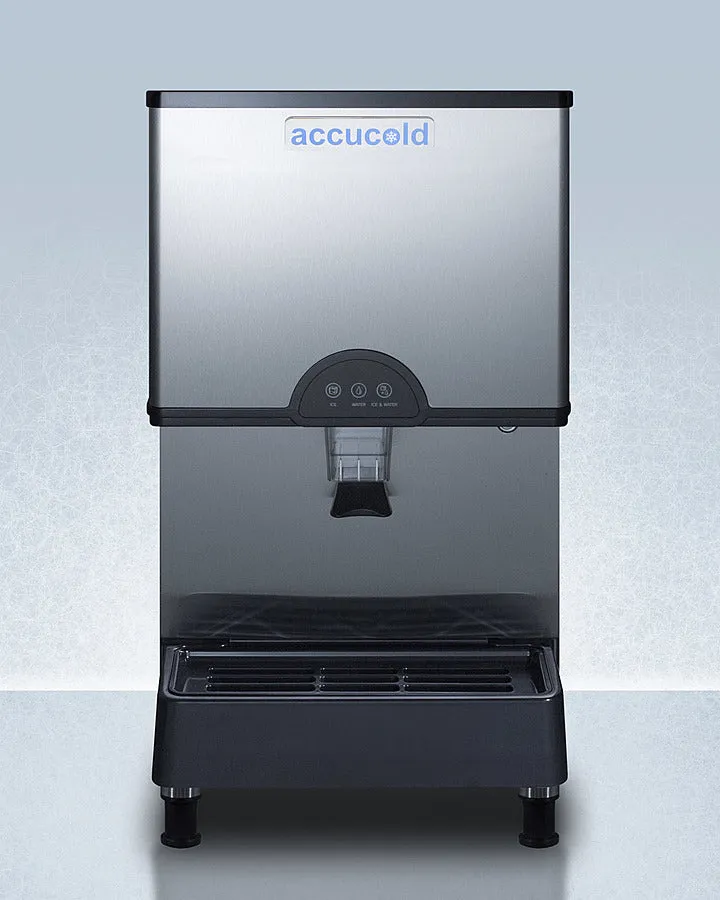 Accucold 17" Ice & Water Dispenser Filter Kit Included Stainless Steel