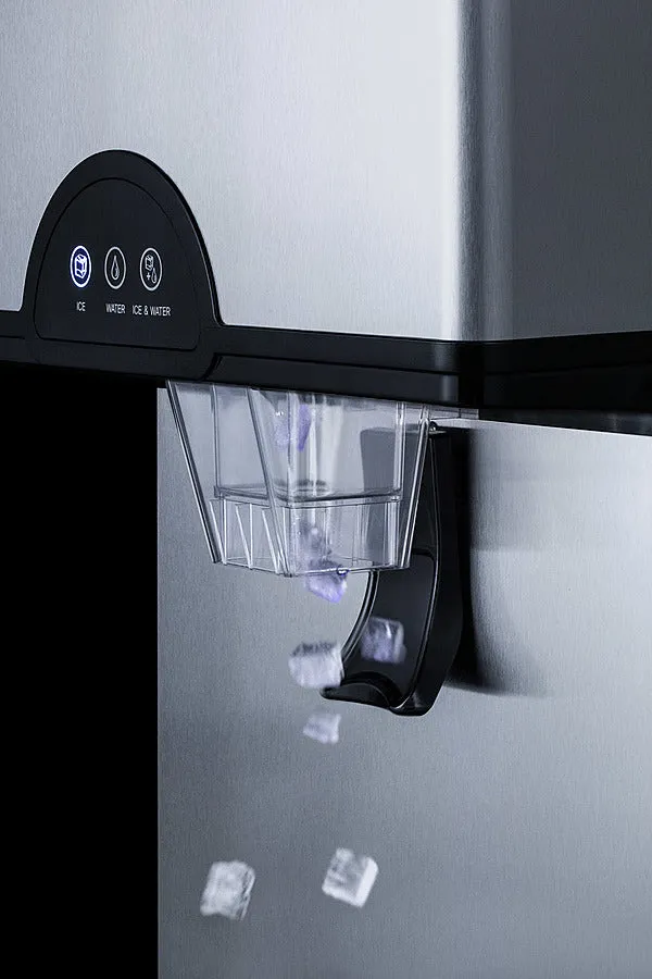 Accucold 17" Ice & Water Dispenser Filter Kit Included Stainless Steel