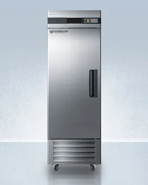 Accucold 28" Upright Pharmacy Freezer Stainless Steel LH Door Swing