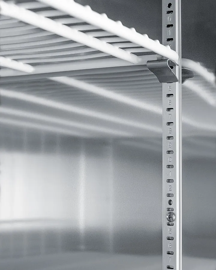 Accucold 28" Upright Pharmacy Freezer Stainless Steel LH Door Swing