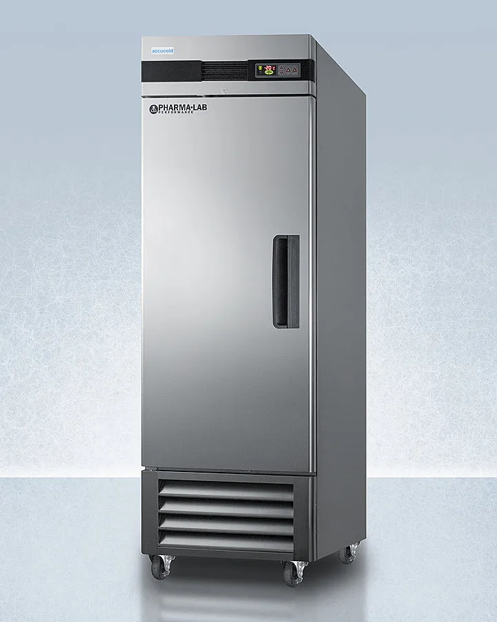 Accucold 28" Upright Pharmacy Freezer Stainless Steel LH Door Swing