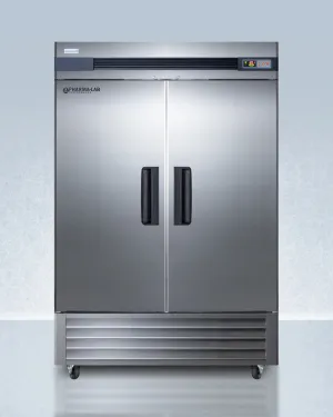 Accucold 55" Upright Pharmacy All-Freezer Double Door Stainless Steel