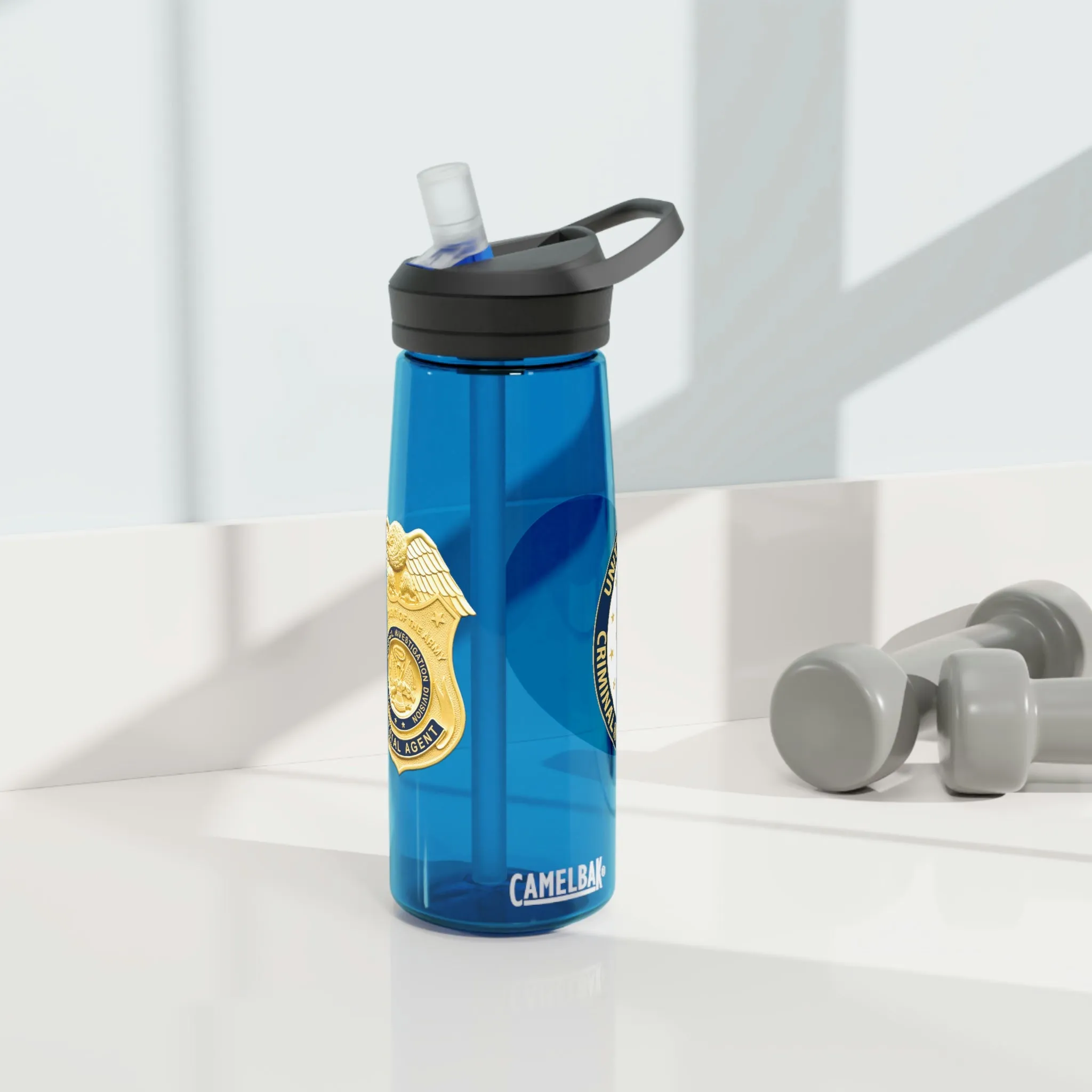 Army CID Badge and Seal - CamelBak Eddy Water Bottle, 20oz\25oz