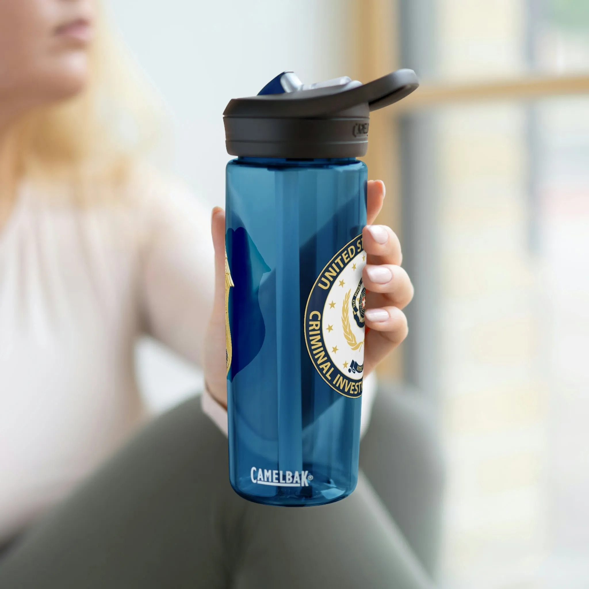 Army CID Badge and Seal - CamelBak Eddy Water Bottle, 20oz\25oz