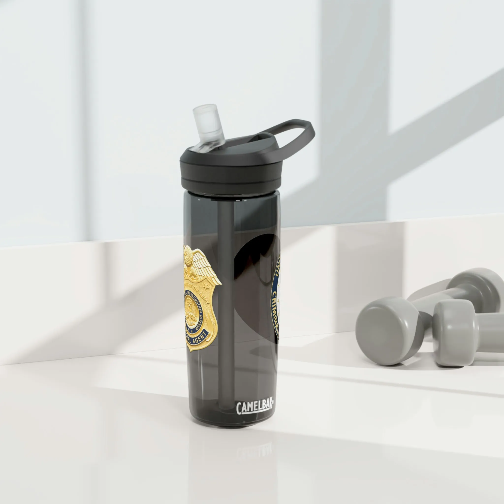 Army CID Badge and Seal - CamelBak Eddy Water Bottle, 20oz\25oz