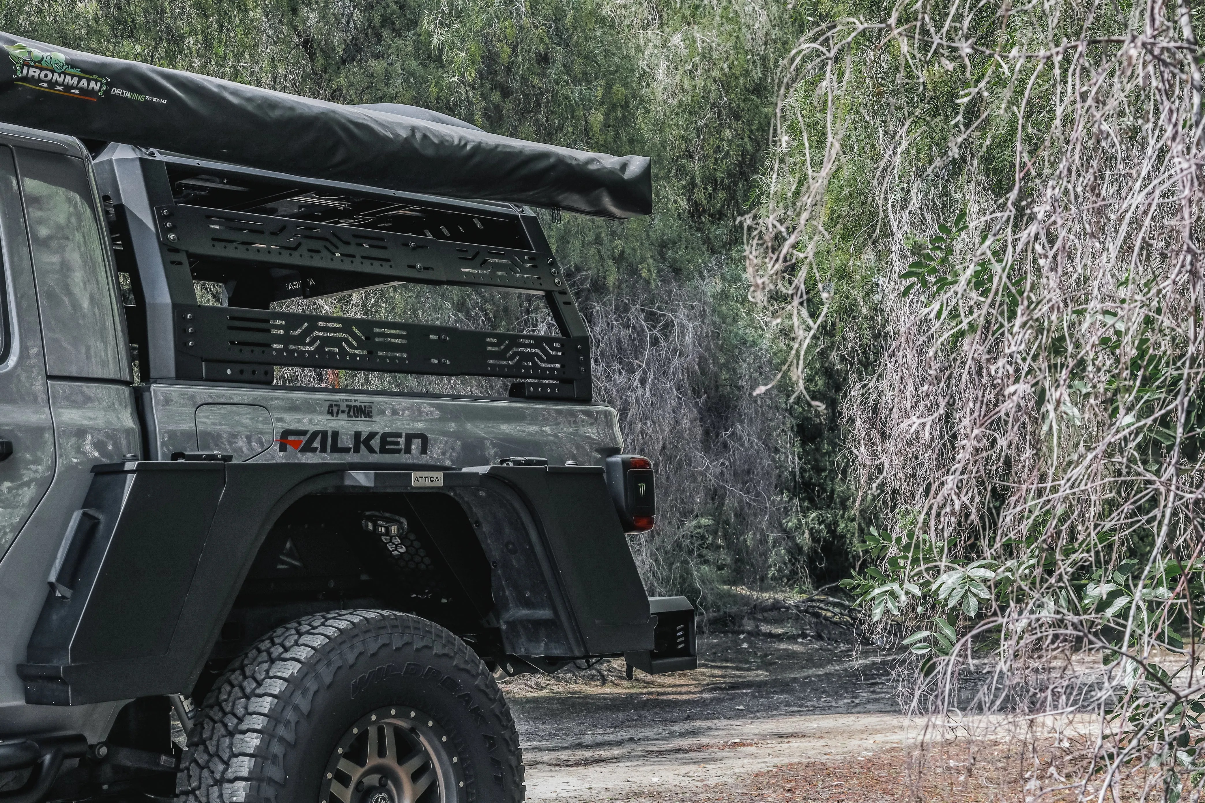 Attica 4x4 2019-2023 Jeep Gladiator JT Frontier Series Bed Rack