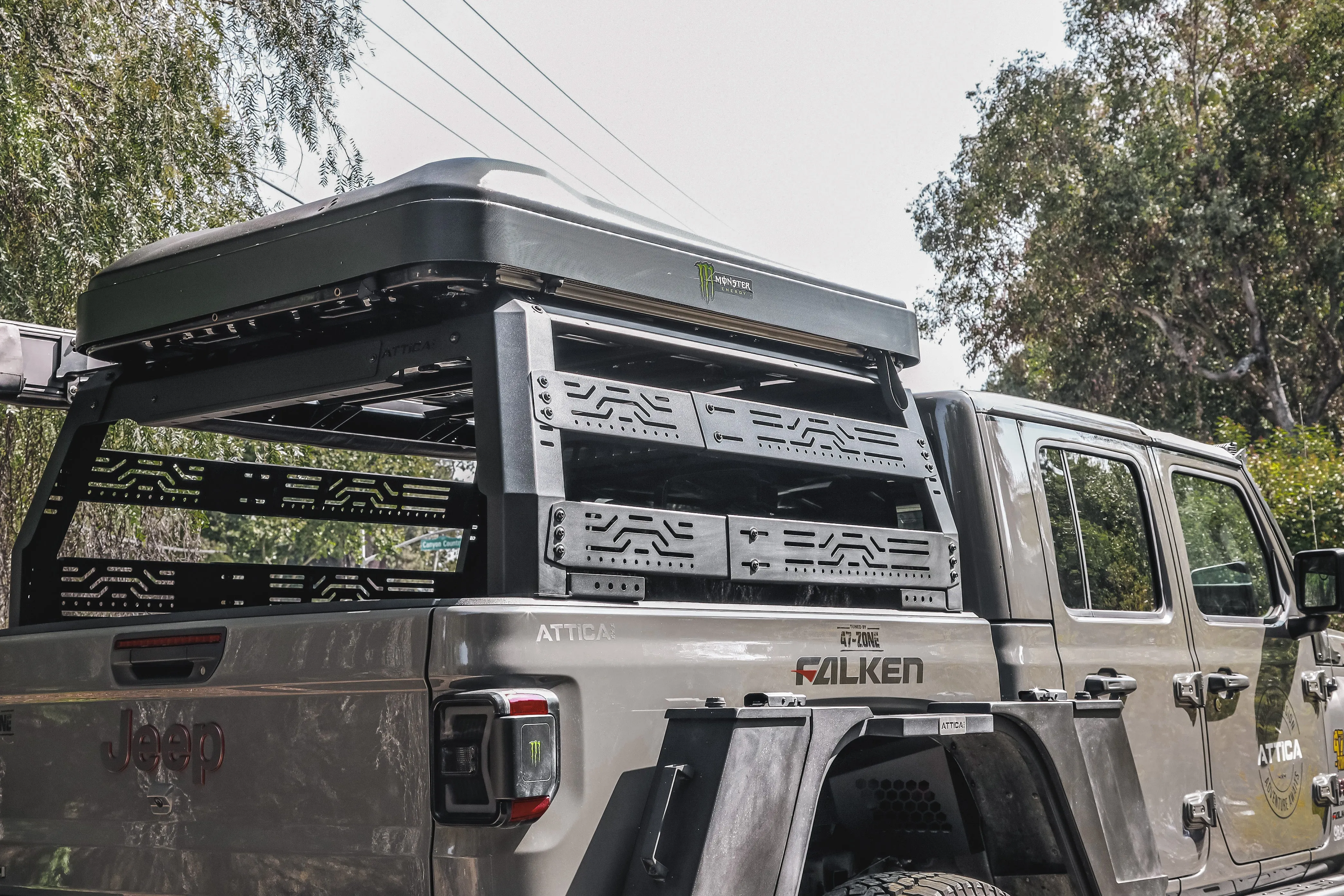Attica 4x4 2019-2023 Jeep Gladiator JT Frontier Series Bed Rack