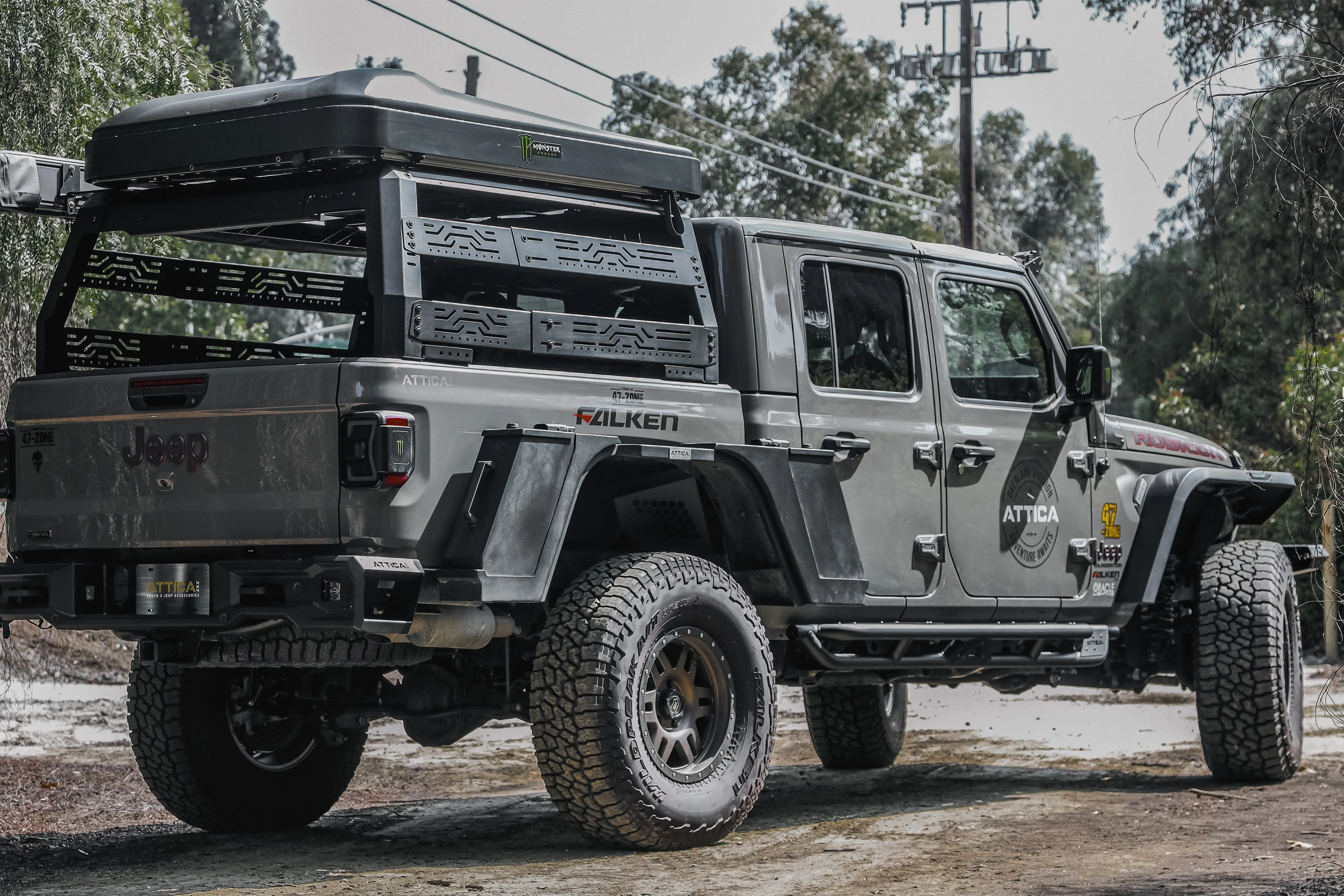 Attica 4x4 2019-2023 Jeep Gladiator JT Frontier Series Bed Rack