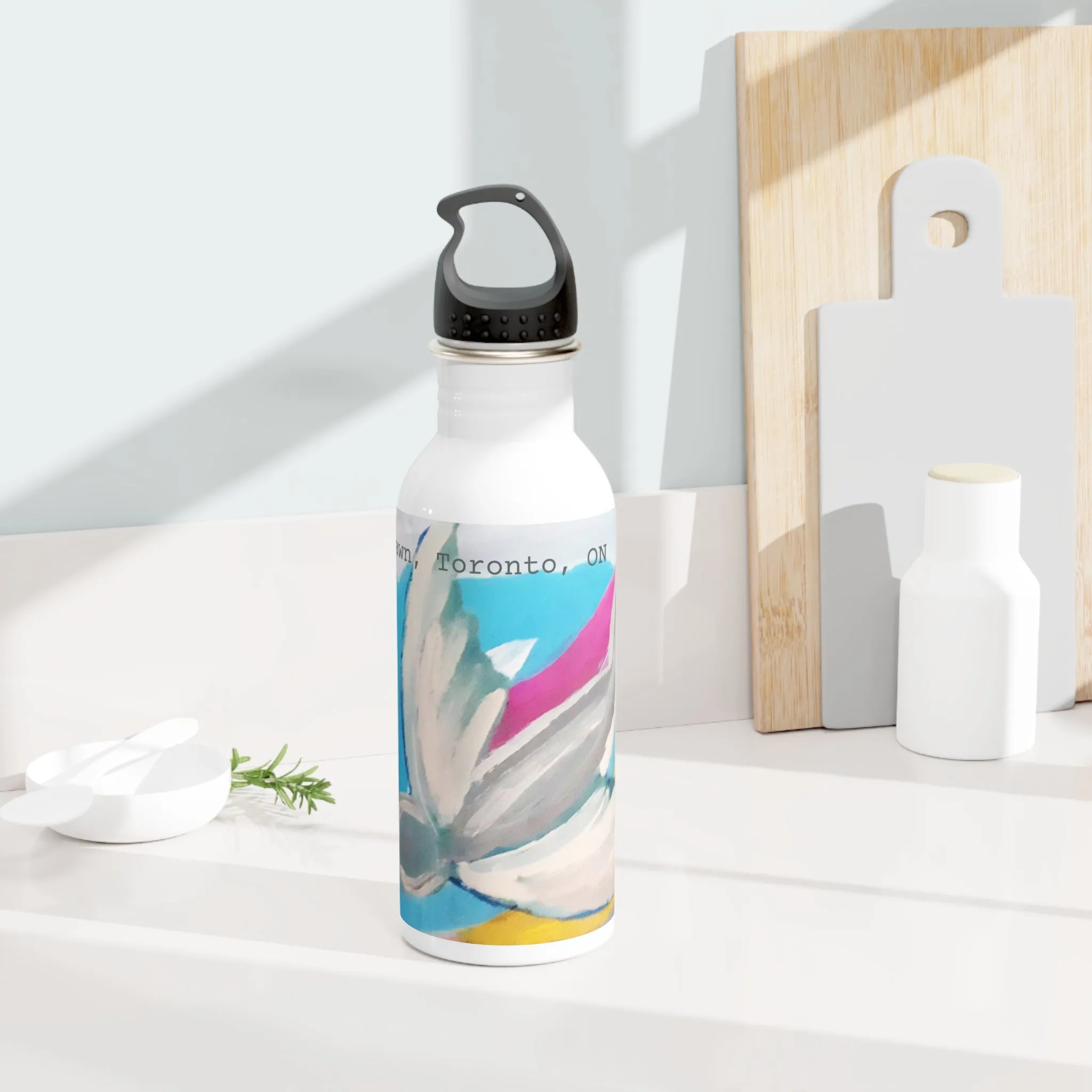 Bird of Paradise - Stainless Steel Water Bottle ~ Sharon Dawn Collection - Limited Edition
