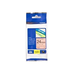 Brother Laminated Tape P-Touch Tze-B51 - 24 Mm X 8 M - Black On Orange
