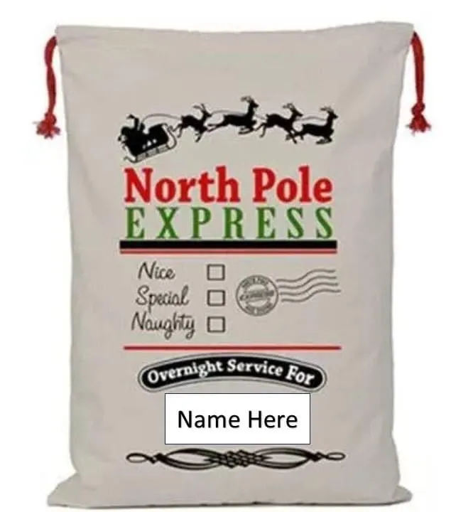 Christmas Santa Gift Sack PRICE INCLUDES $8 SHIPPING