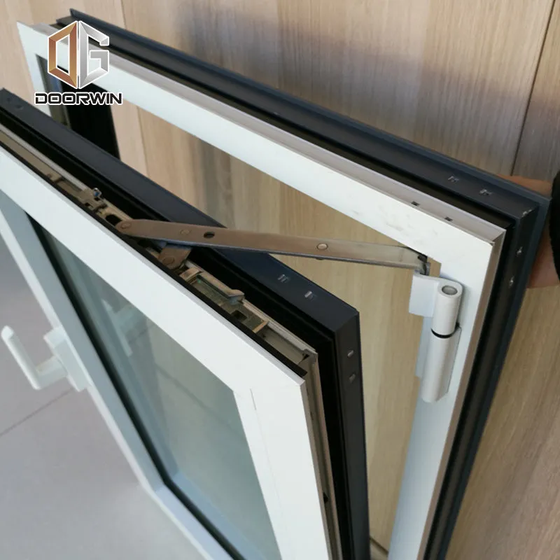 Doorwin 2021China Factory Seller white double glazed windows types of aluminium tilt and turn window