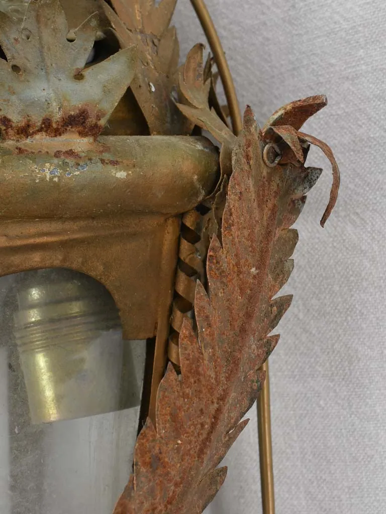 Early 20th century Venetian lantern 6'10"