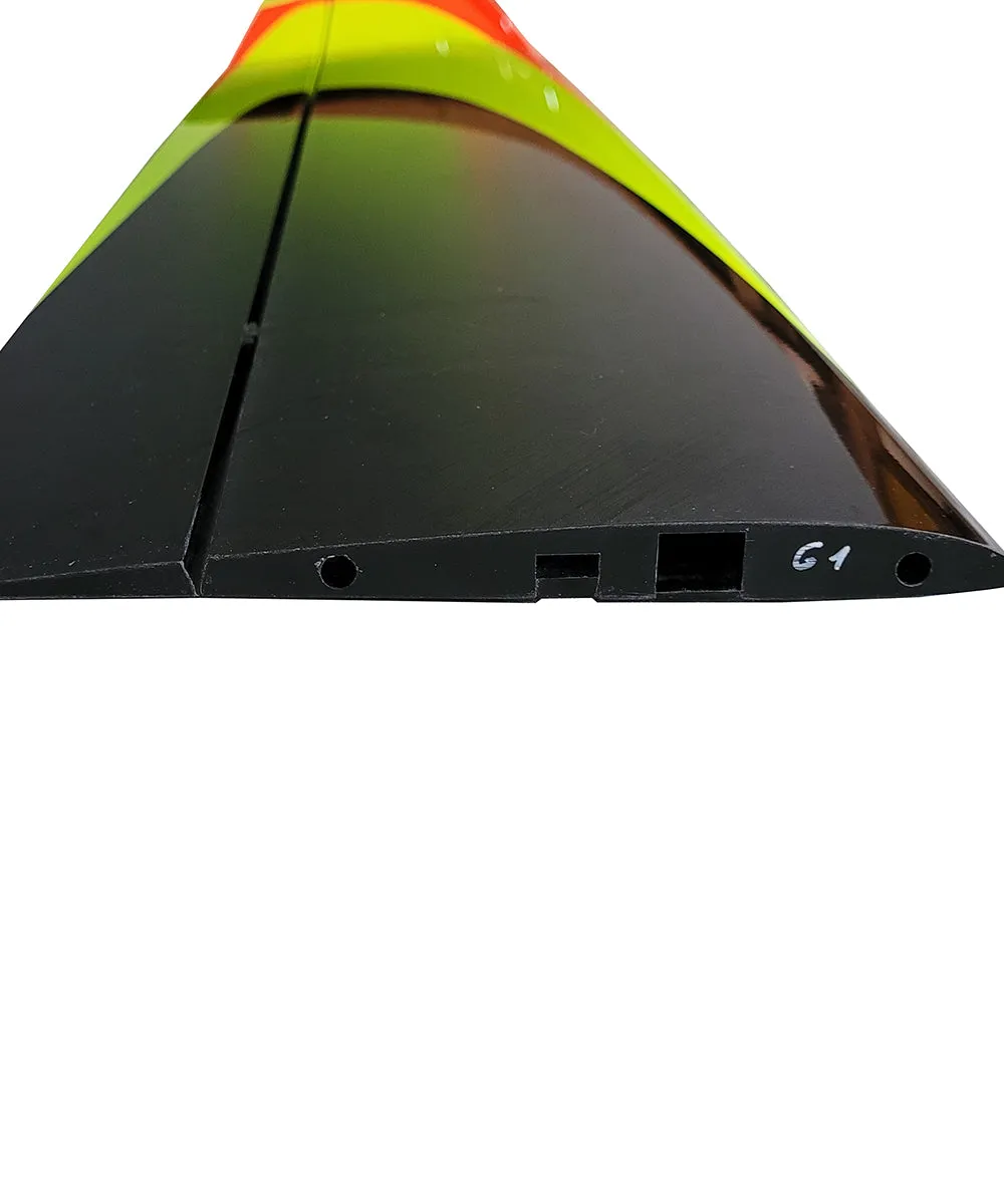 Eternity F5J Light, Neon Orange/White/Carbon, Updated Fuse