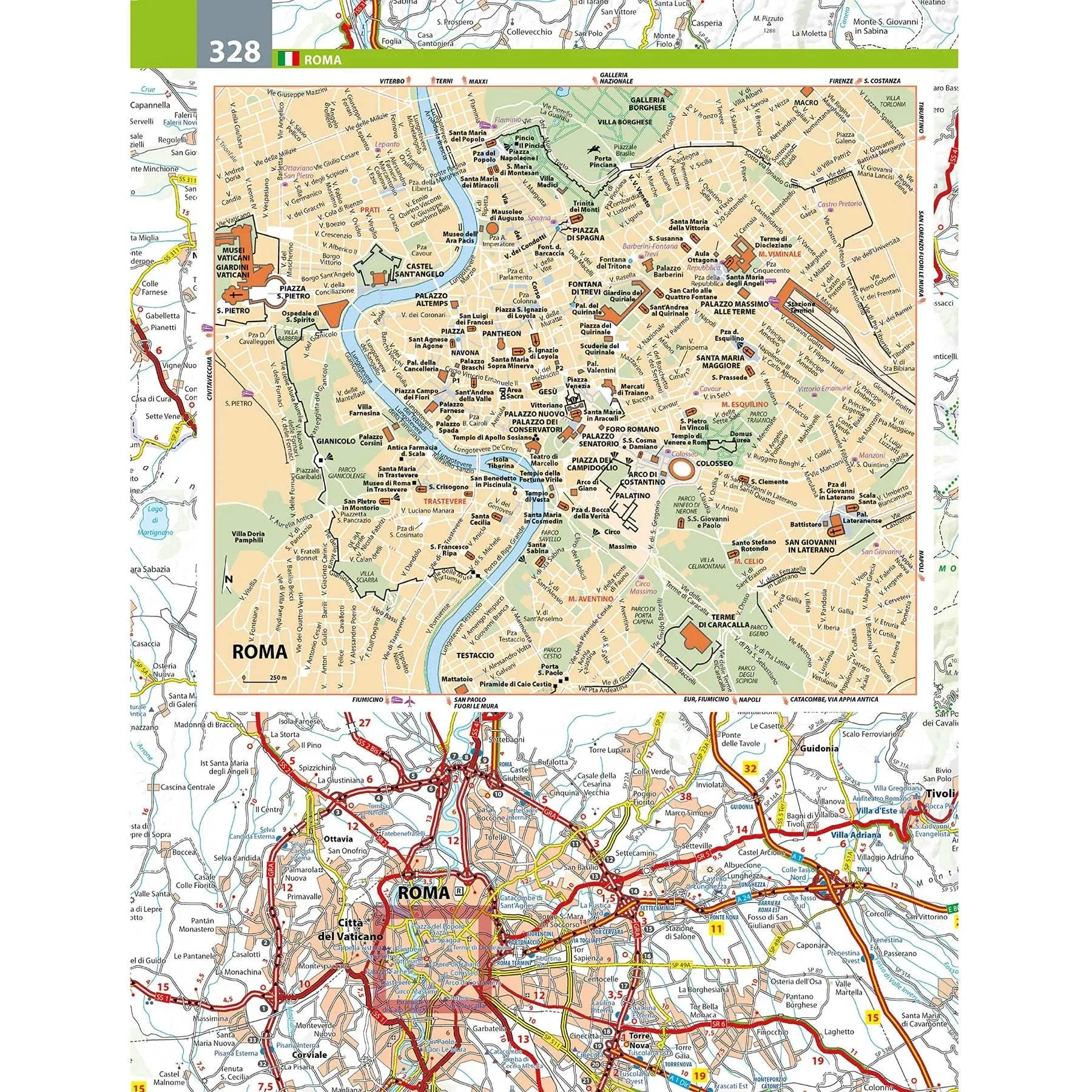 Europe Spiralbound Road Atlas by Michelin (2024)