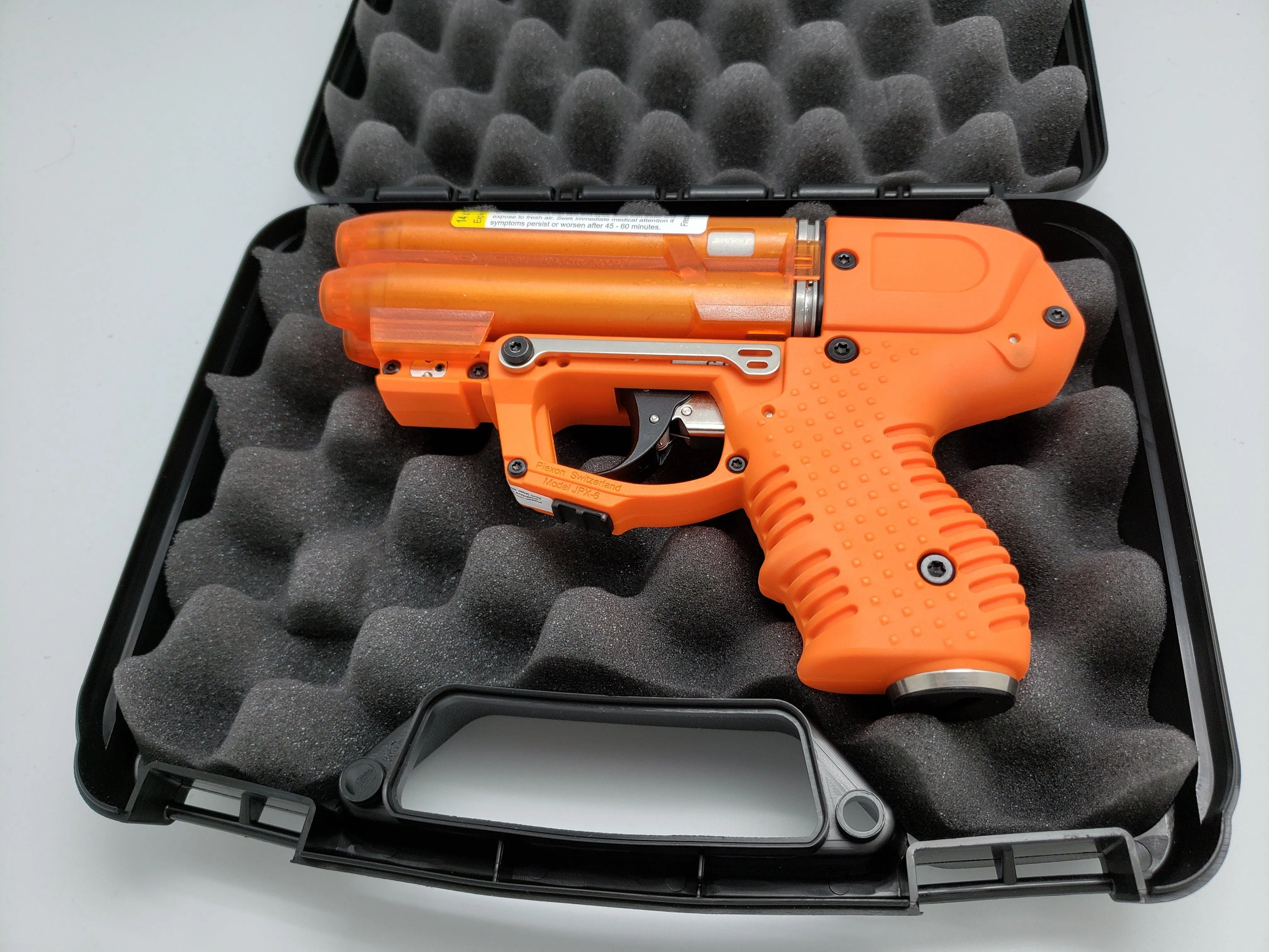 FIRESTORM JPX 6 Compact 4 Shot Pepper Gun Orange with Laser