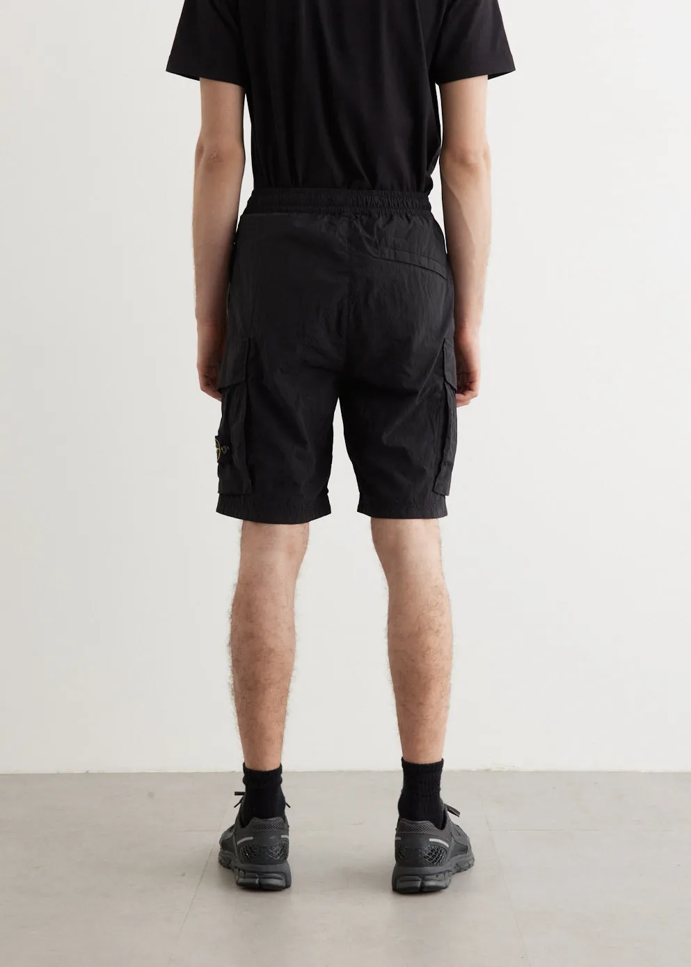 Garment Dyed Iridescent Cargo Shorts
