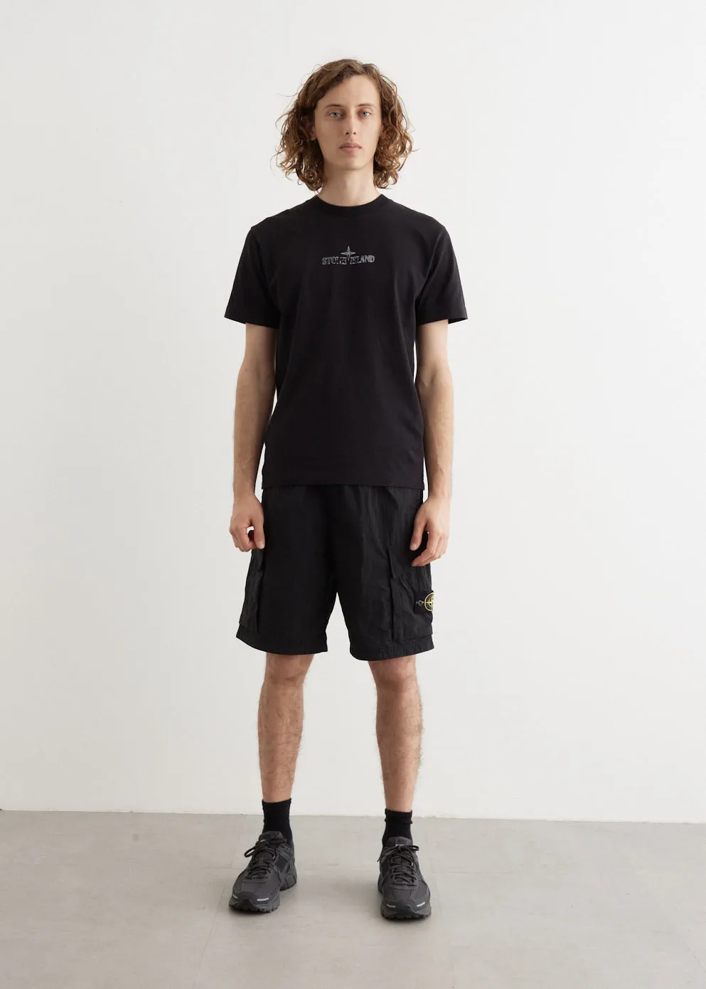 Garment Dyed Iridescent Cargo Shorts