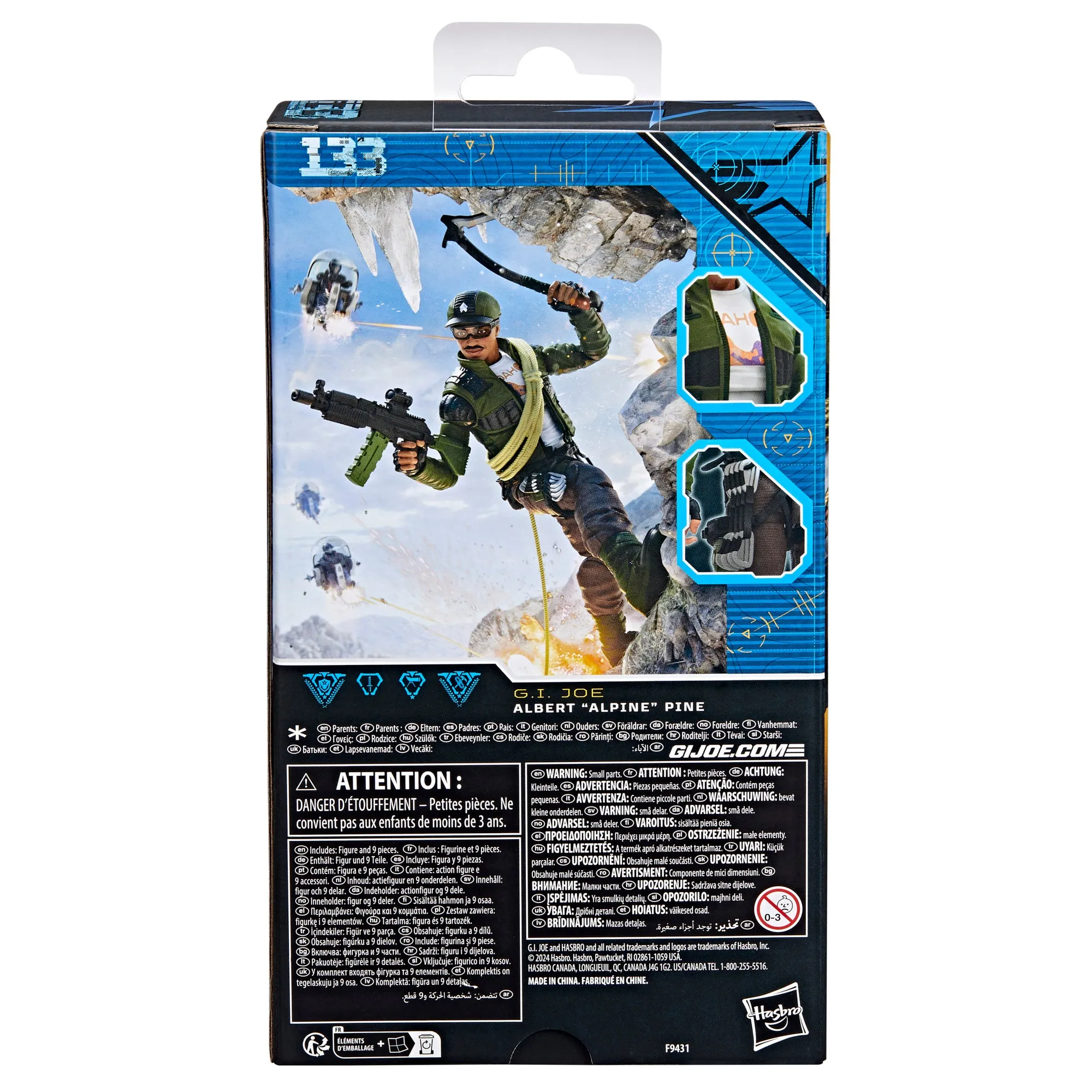G.I. Joe Classified Series #133, ALBERT "ALPINE" PINE