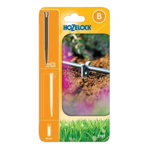 Hozelock 4mm Micro Tube Stakes (Pack of 12)