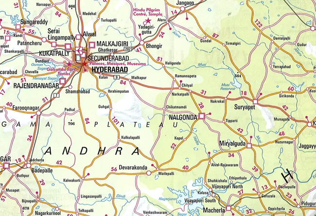 India South Road Map by Nelles Verlag (2016)