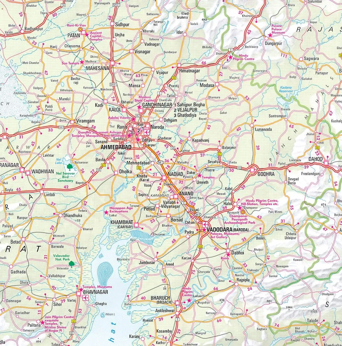 India West Road Map by Nelles (2020)