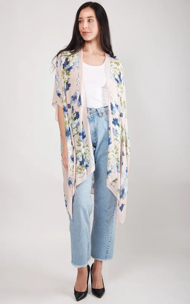 JP2103 Floral Design Cover Up Kimono