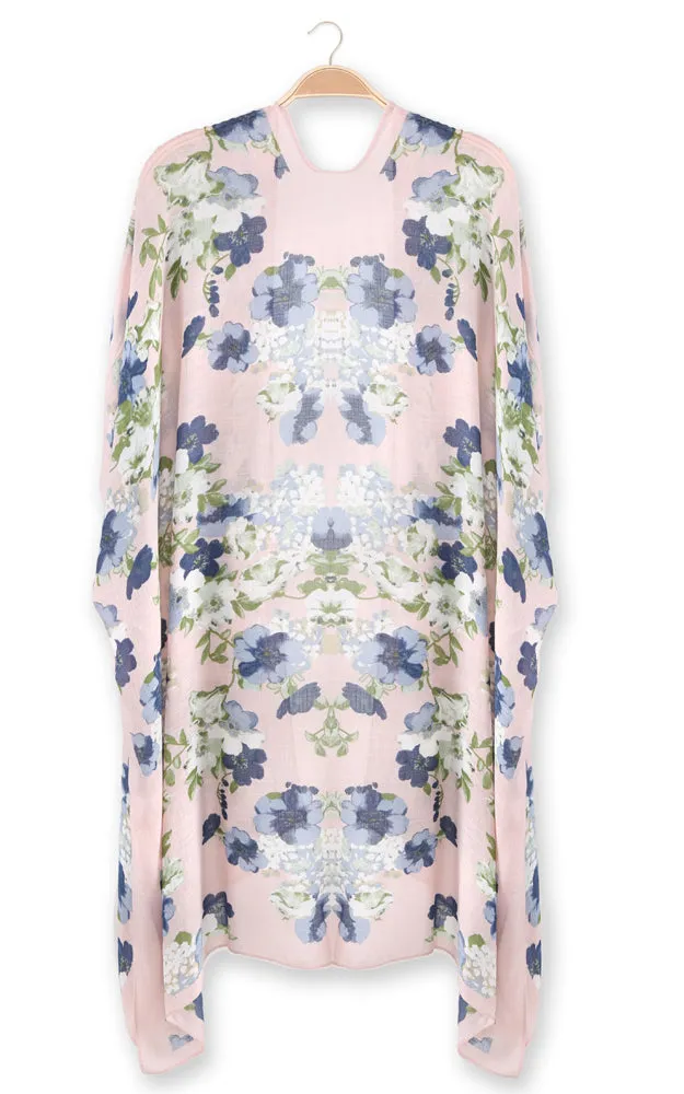 JP2103 Floral Design Cover Up Kimono