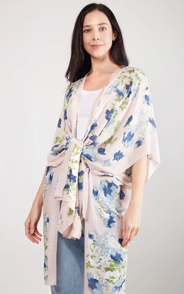 JP2103 Floral Design Cover Up Kimono