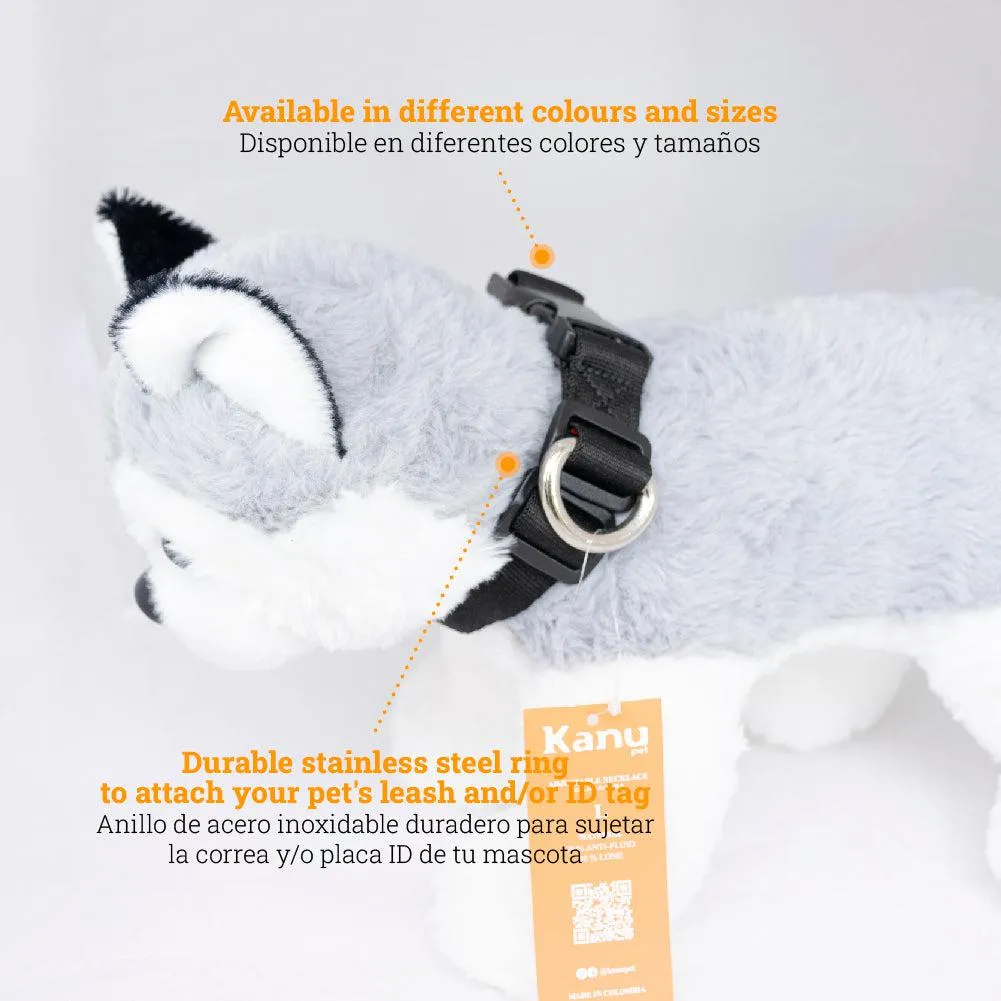 Kanu Pet Black Dog Collar