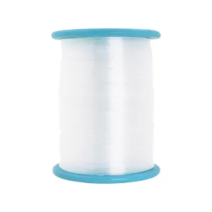 Mandala Crafts Nylon Seed Bead String - Thin Nylon String Monofilament Beading Thread for Seed Beads - Non-Stretch Wire for Hanging