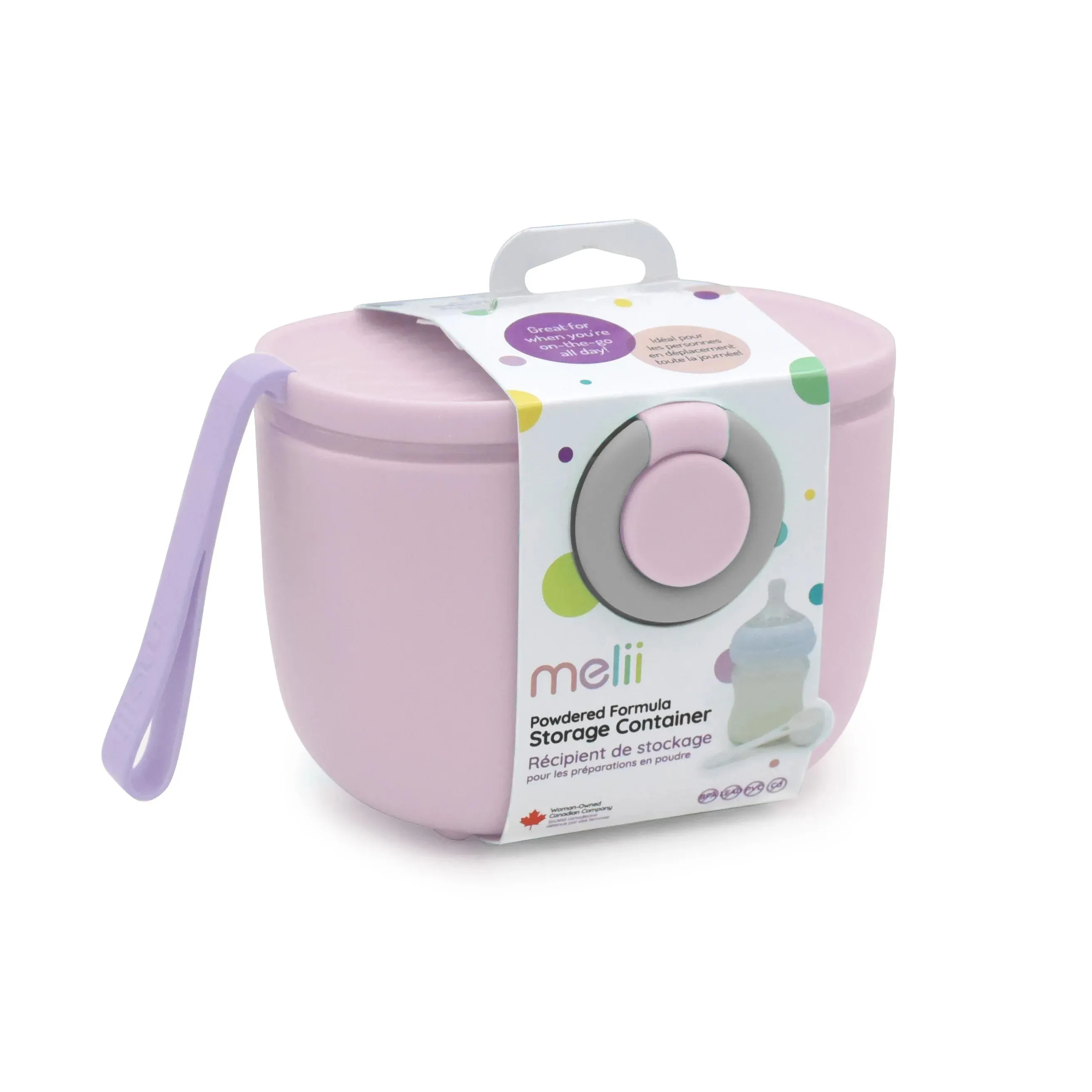 Melii Formula Storage Container | Pink
