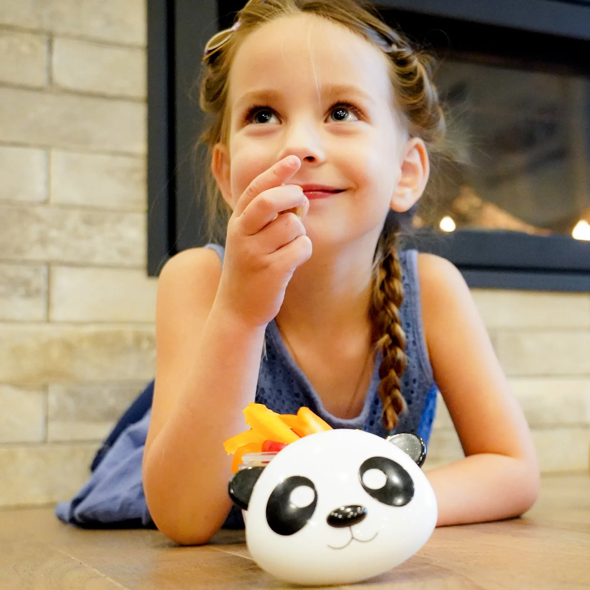 Melii Panda Snack Containers with Lids - Safe and Playful Food Storage for Toddlers and Kids