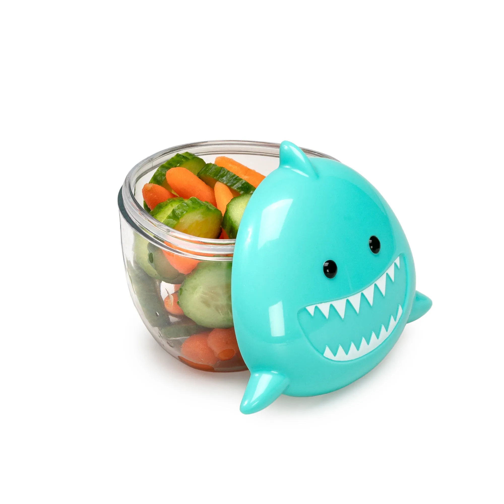 Melii Shark Snack Containers - Adorable, Airtight, and Leakproof Designs for Kids - BPA Free, Easy Clean, Perfect for On the Go Snacking and Lunch Boxes