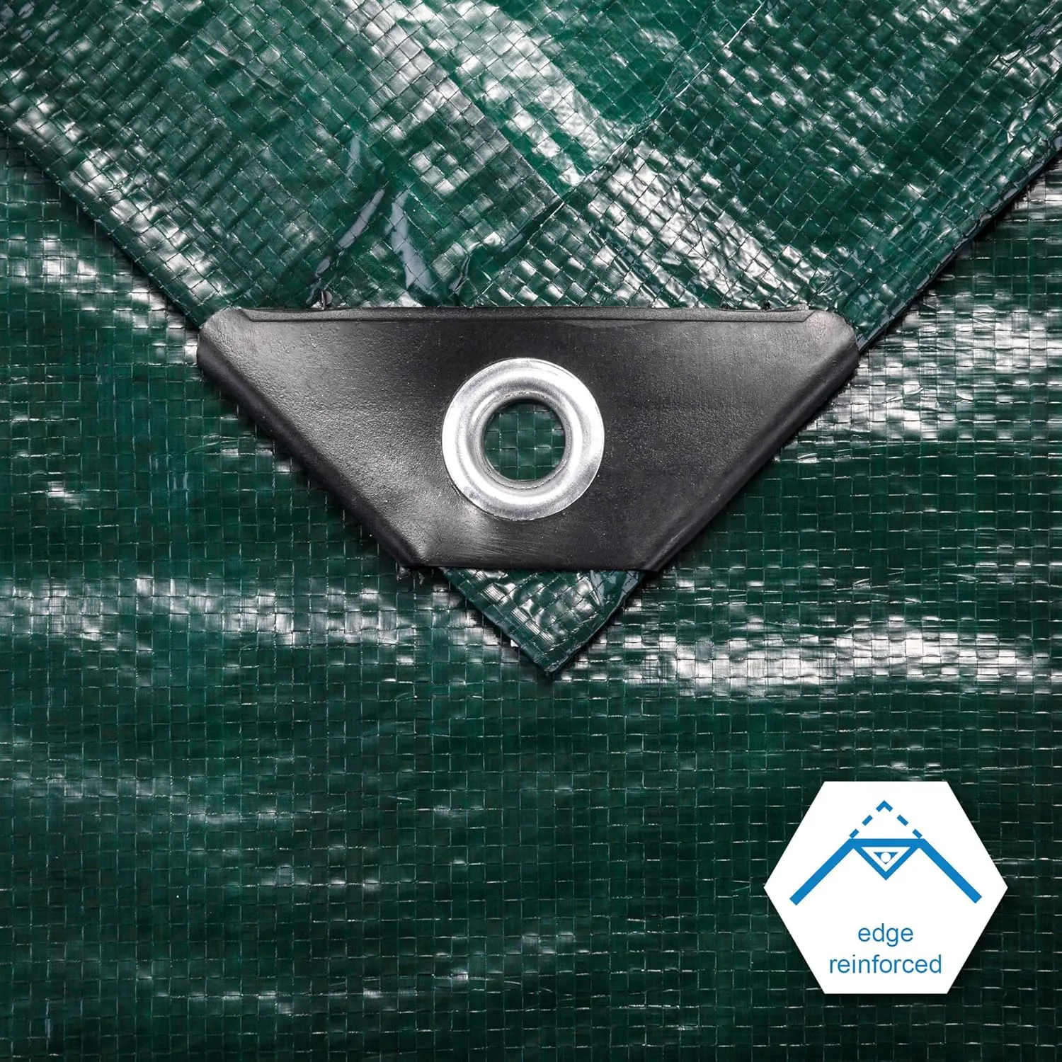 NEW CARTMAN Finished Size 20x40 Feet Waterproof Green Tarp 8 Mil Thick, Multipurpose Protective Cover for Emergency Rain Shelter Camping Tarpaulin, Retails $130