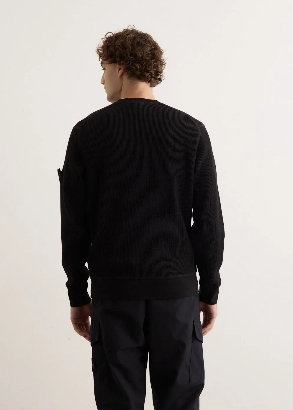 Organic Cotton Waffle Crewneck