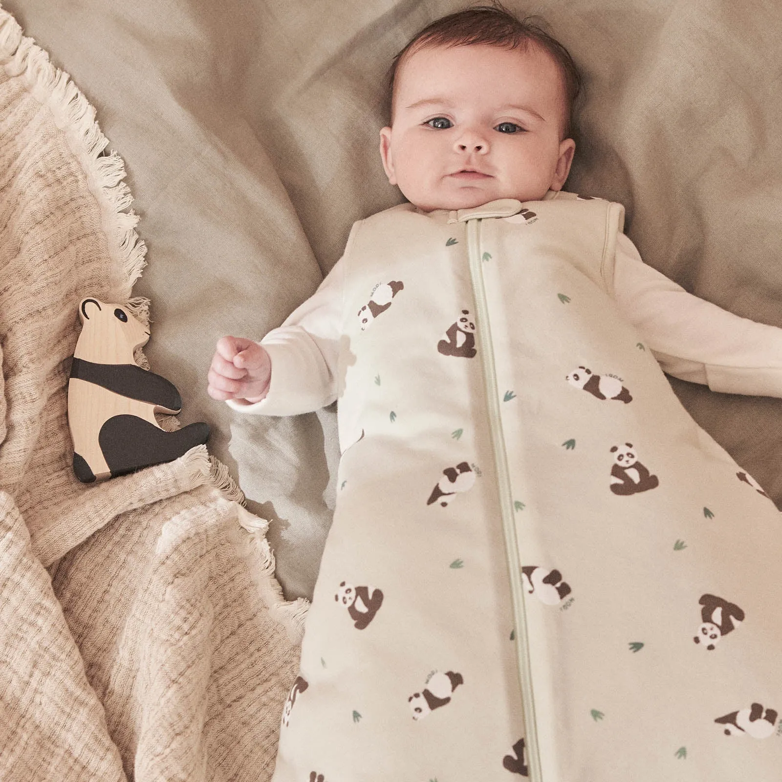 Panda Print Front Opening Sleep Sack 2.5 TOG
