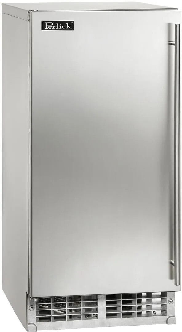 Perlick 15 inch Series Outdoor Undercounter Ice Maker H50IMS-AD