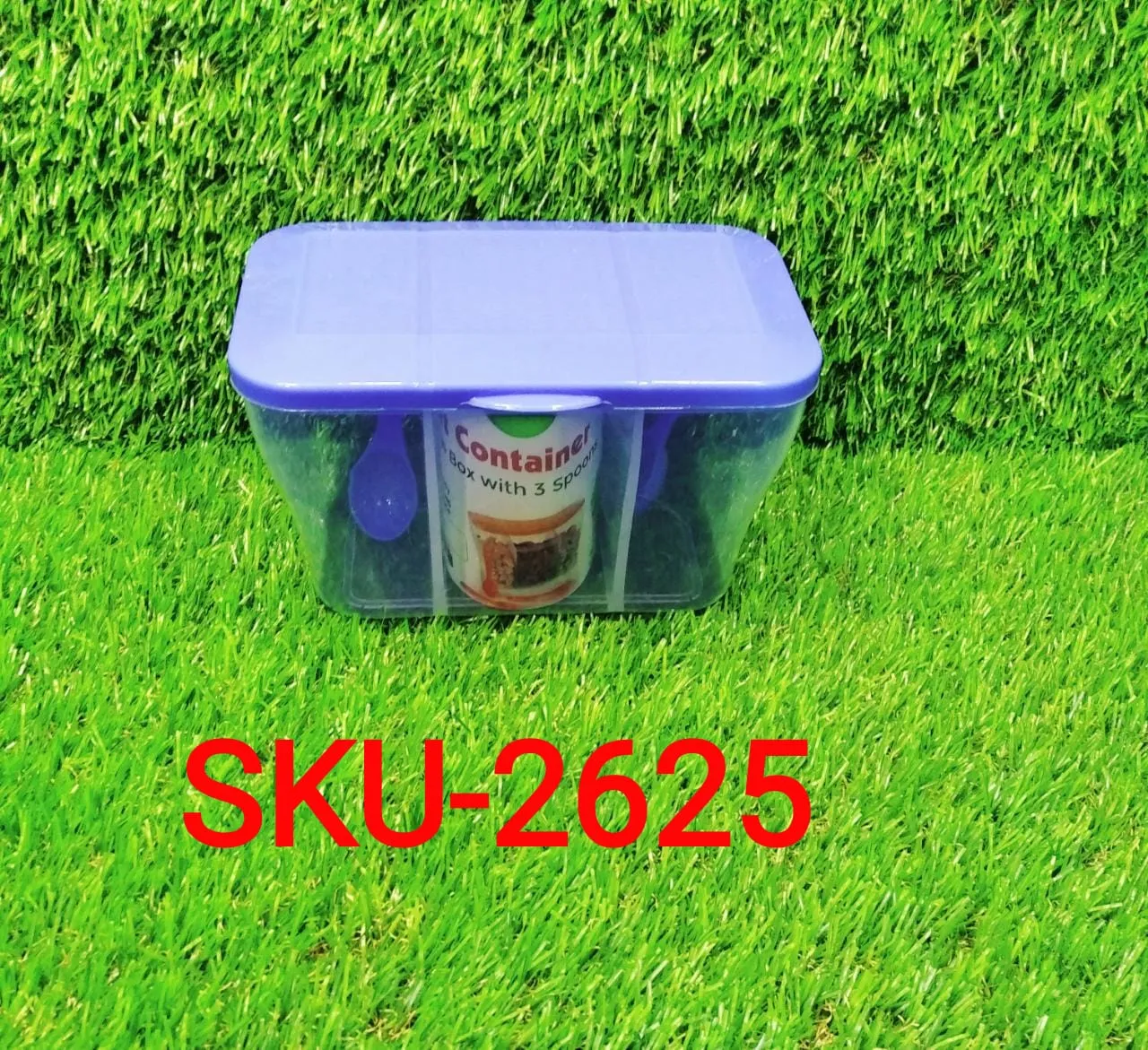 Plastic Square Storage Organiser Container (750ML Capacity)