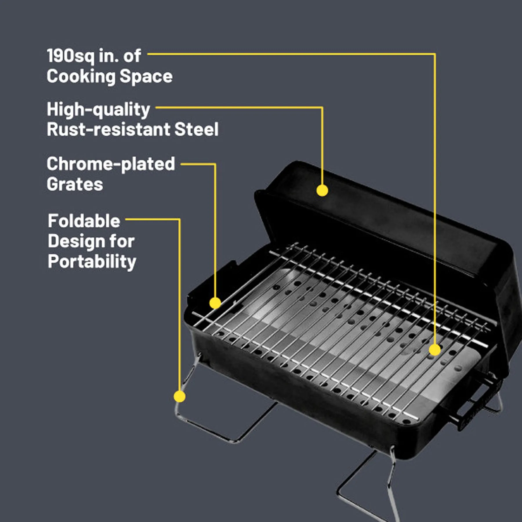 Portable Charcoal Grill