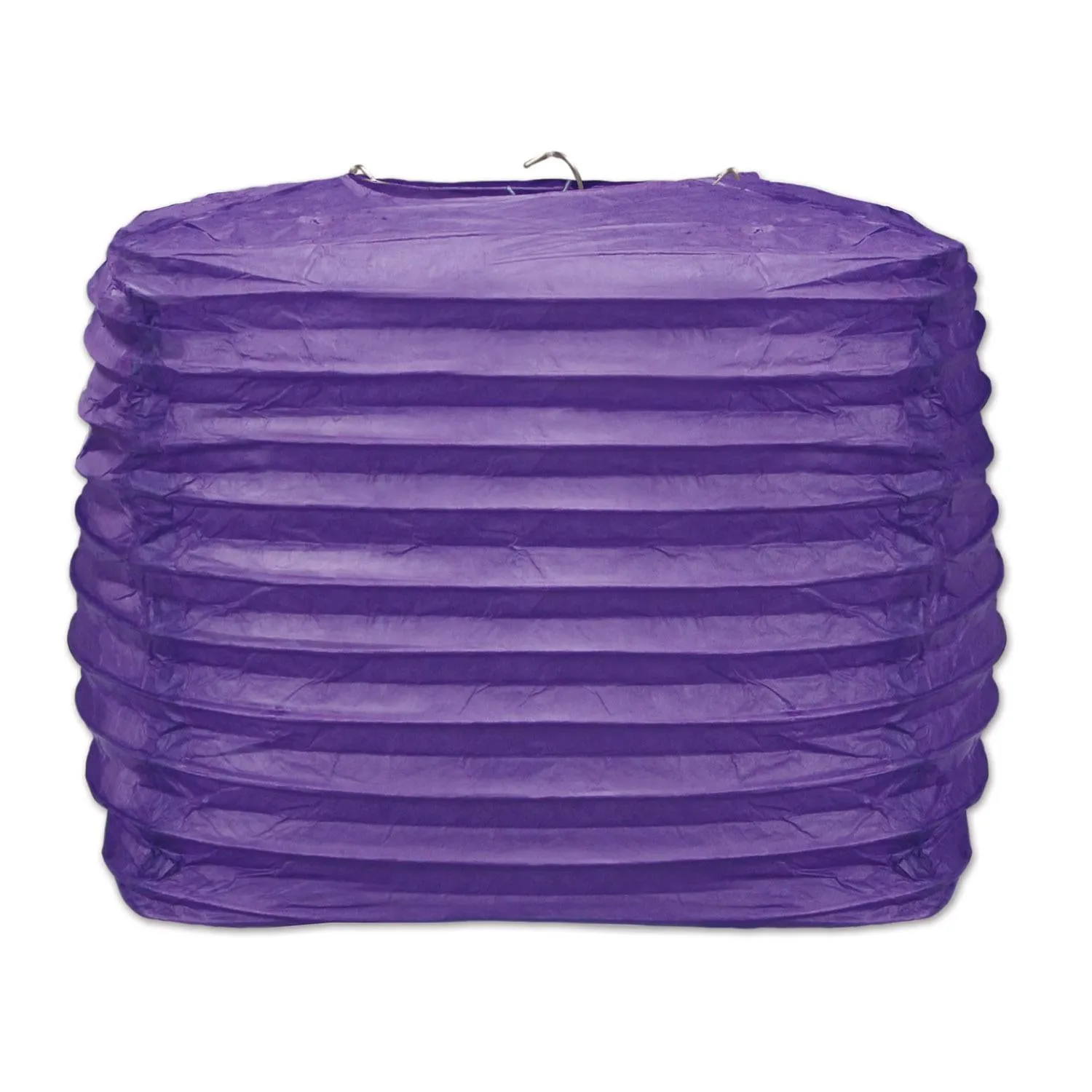 Purple Party Square Paper Lanterns (2 per Package)
