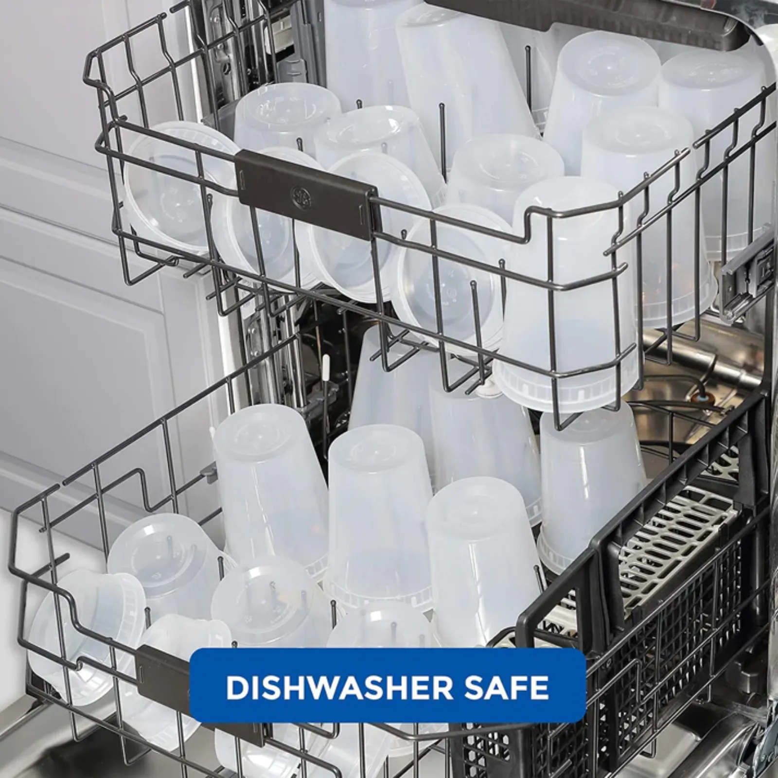 "BULK" Lightweight Clear Plastic Round Deli Container with Lids 8oz