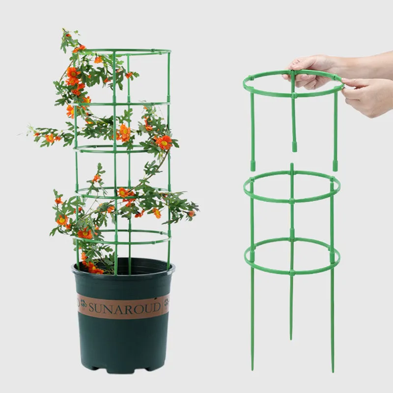 Removable plant stand support stakes for plants and flowers and fruits